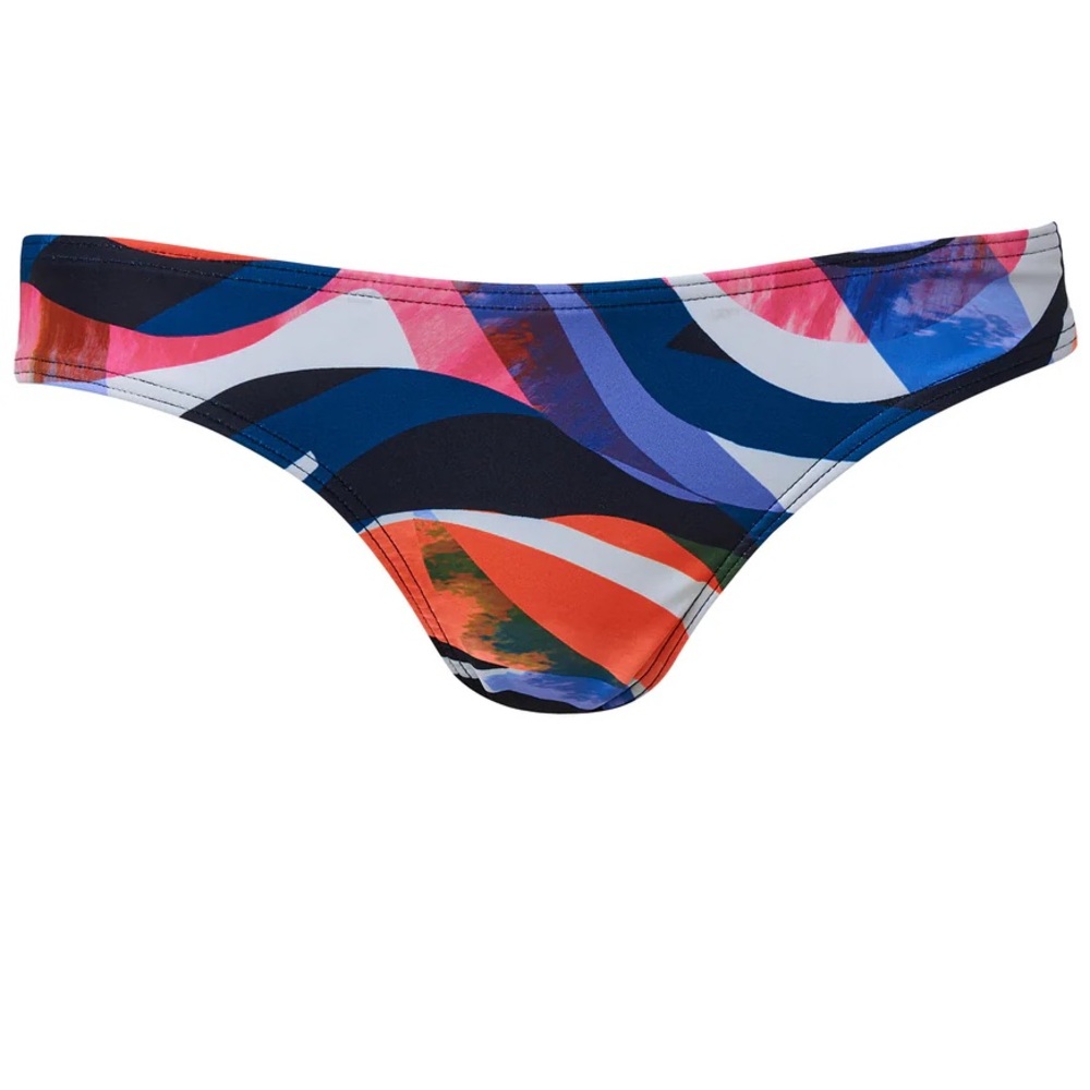VENUS Black and Multicolor Swim Bikini Bottom - NWT